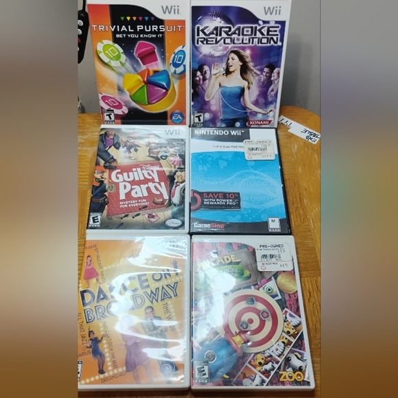 Other - Lot of 6 Nintendo Wii Video Games